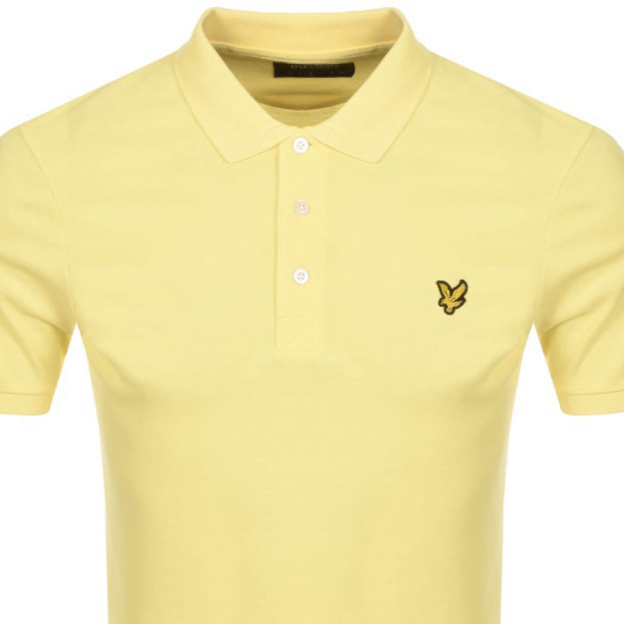 Alternative Image for ProductLyle And Scott Short Sleeved Polo T Shirt Yellow2